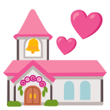 Capela de casamento - Noto Color Emoji