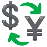 Câmbio de moeda - Noto Color Emoji