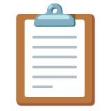 Prancheta - Noto Color Emoji