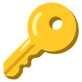 Chave - Noto Color Emoji