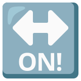Seta "ON!" - Noto Color Emoji
