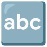 Letras latinas - Noto Color Emoji