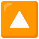 Botão apontando para cima - Noto Color Emoji