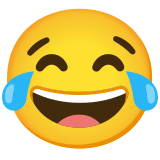 Rosto chorando de rir - Noto Color Emoji