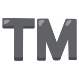 Símbolo de marca registrada - Noto Color Emoji