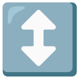 Seta para cima e para baixo - Noto Color Emoji