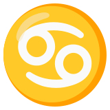 Signo de Câncer - Noto Color Emoji