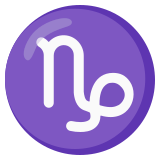 Signo de Capricórnio - Noto Color Emoji