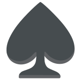 Naipe de espadas - Noto Color Emoji
