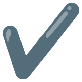 Marca de seleção - Noto Color Emoji