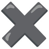 Sinal de multiplicação - Noto Color Emoji