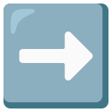 Seta para a direita - Noto Color Emoji