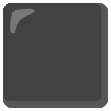 Quadrado preto grande - Noto Color Emoji