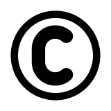 Símbolo de copyright - OpenMoji