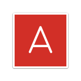 Botão A (tipo sanguíneo) - OpenMoji