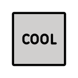 Botão "COOL" - OpenMoji