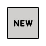 Botão "NEW" - OpenMoji