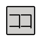 Botão japonês de “aqui” - OpenMoji