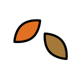 Folhas caídas - OpenMoji