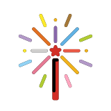 Fogos de artifício - OpenMoji