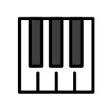 Teclado musical - OpenMoji