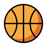 Bola de basquete - OpenMoji