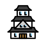 Castelo japonês - OpenMoji
