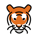 Rosto de tigre - OpenMoji