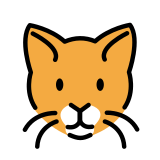 Rosto de gato - OpenMoji