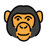 Rosto de macaco - OpenMoji