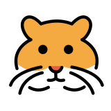 Rosto de hamster - OpenMoji