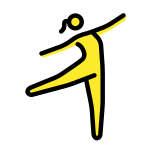 Mulher dançando - OpenMoji