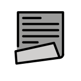 Página dobrada - OpenMoji