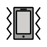 Modo vibratório - OpenMoji