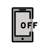Telefone celular desligado - OpenMoji