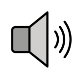 Alto-falante com volume alto - OpenMoji