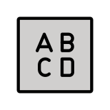 Letras latinas maiúsculas - OpenMoji