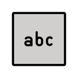 Letras latinas - OpenMoji