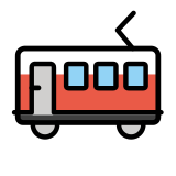 Vagão de trem - OpenMoji