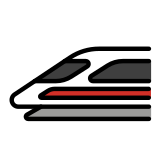 Trem de alta velocidade - OpenMoji