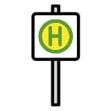 Ponto de ônibus - OpenMoji