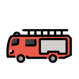 Carro do corpo de bombeiros - OpenMoji