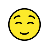 Rosto sorridente - OpenMoji