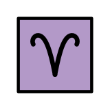 Signo de Áries - OpenMoji