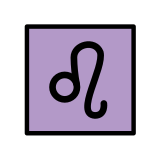 Signo de Leão - OpenMoji