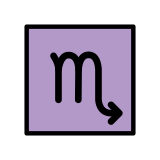 Signo de Escorpião - OpenMoji