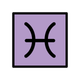 Signo de Peixes - OpenMoji