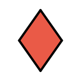 Naipe de ouros - OpenMoji