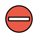 Entrada proibida - OpenMoji