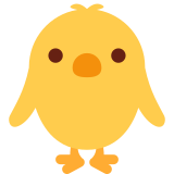 Pintinho de frente - Twitter / X